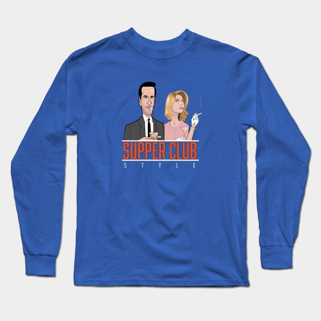 Supper Club Style Long Sleeve T-Shirt by chrayk57